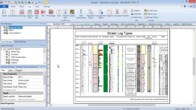 Strater 5 Log Types