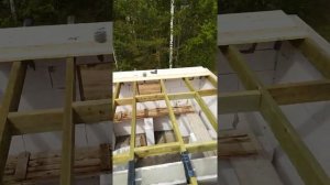 Дом из газоблока. Перекрытие между первым и вторым этажом
