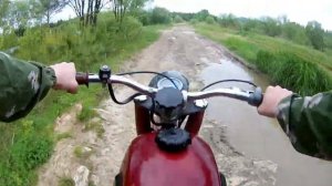 прохват по лесам на мотоцикле минск ммвз-3.111