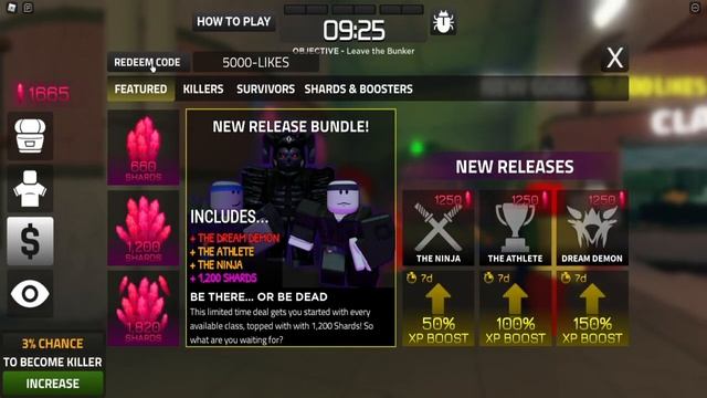 [NEW KILLER CODES!]⭐ROBLOX ESCAPE THE DARKNESS CODES!⭐ смотреть онлайн