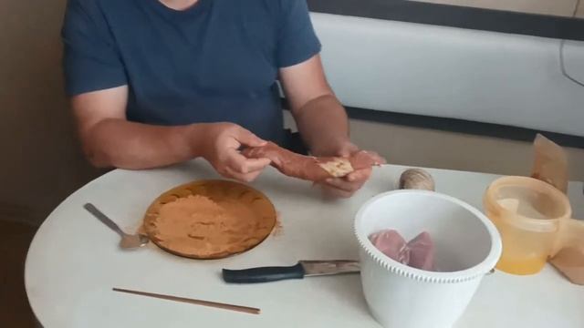 Вяленое мясо по мотивам бастурмы , очень вкусный рецепт . смотреть онлайн
