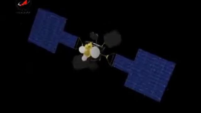 Eutwlsat W7 на орбите. Анимация смотреть онлайн