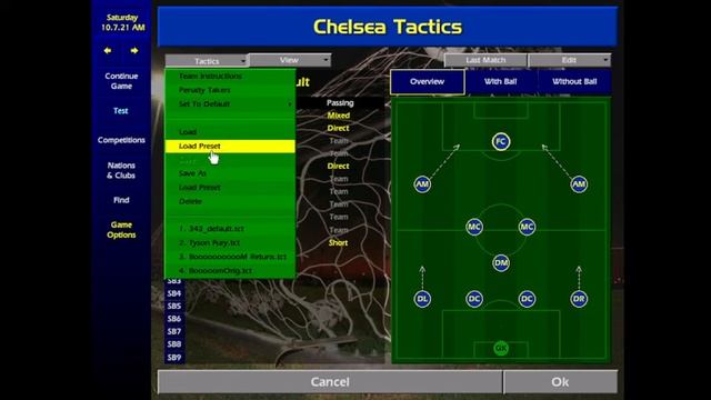 Championship Manager 01-02 - Making Tactics смотреть онлайн