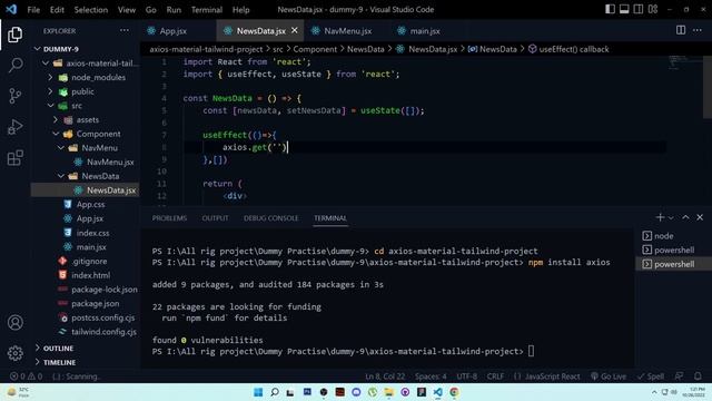 React js with Material Tailwind css complete Setup Video смотреть онлайн