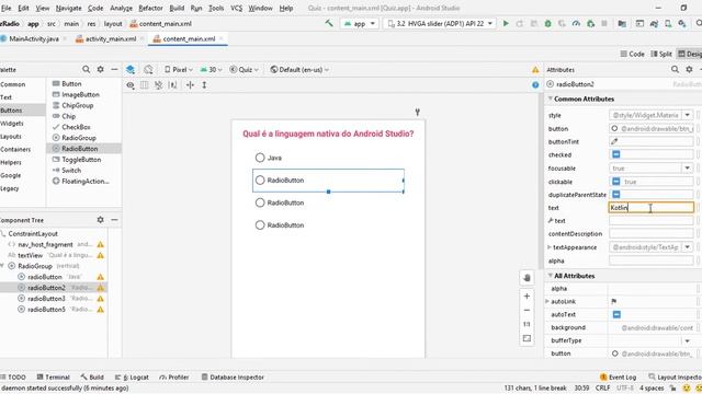 Botão de Opção Radio Button no Android Studio em Java смотреть онлайн