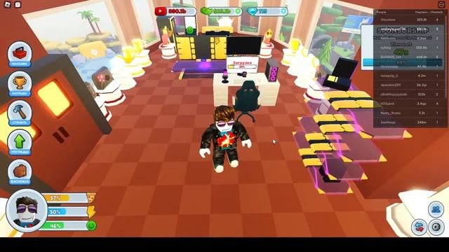 Играем в ROBLOX симулятор блогера смотреть онлайн