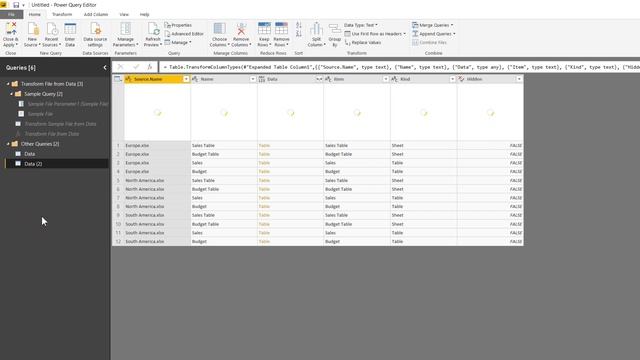 Extracting Multiple Tables From A Power Query Combine Folder Source смотреть онлайн