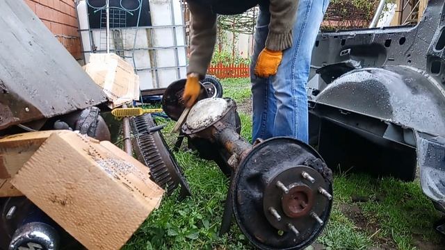 Разборка и подготовка заднего моста смотреть онлайн