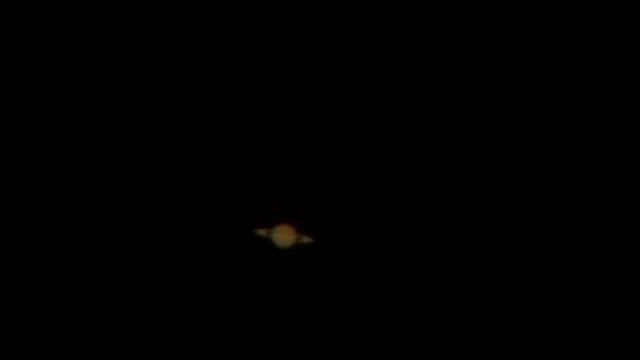 Saturn through 8" Skywatcher dobsonian telescope 2011.04.25 смотреть онлайн