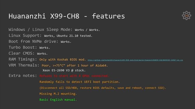 ?? Huananzhi X99-CH8 – LGA 2011-3 motherboard for servers and mining, detailed review смотреть онлайн