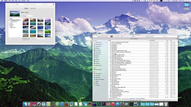 Adding a custom wallpaper folder into Desktop & Screen Saver in Mac OS смотреть онлайн