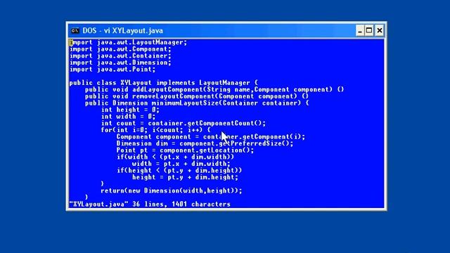 The XY Layout Manager in Java смотреть онлайн