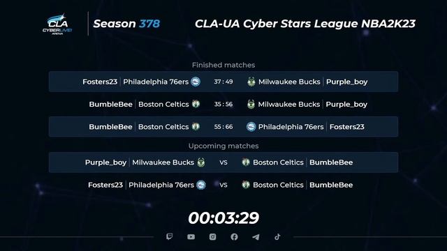 2023.05.26 ► CLA-UA Cyber Stars League смотреть онлайн
