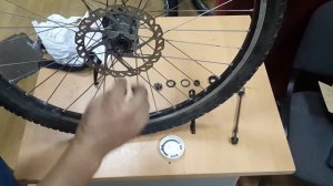 Переборка задней втулки велосипеда GT Avalanch