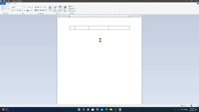 How to Create Table in WordPad смотреть онлайн