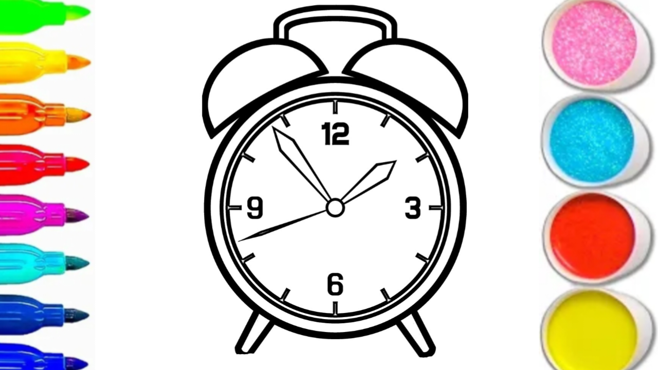 КАК НАРИСОВАТЬ ЧАСЫ смотреть онлайн