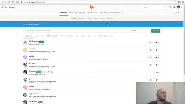 GitLab как создать юзера смотреть онлайн