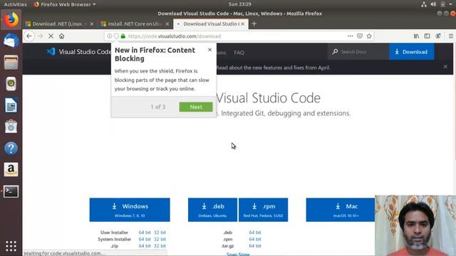 Quick Setup .Net Core Development Environment on Ubuntu Linux смотреть онлайн