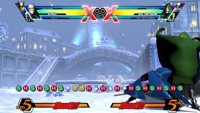 (Ultimate Marvel vs Capcom 3) Vergil complete guide смотреть онлайн