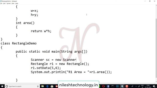 Java Program Classes and Object | Rectangle Area смотреть онлайн