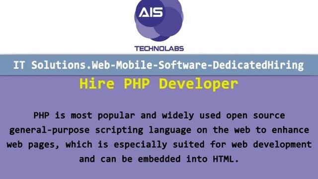 Hire PHP Developers, PHP Web Development, Hire PHP Programmers Ahmedabad, India смотреть онлайн