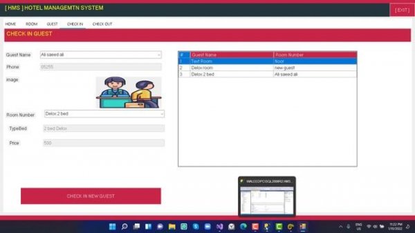 C# Hotel Management System using SQL Server Part (2) open source