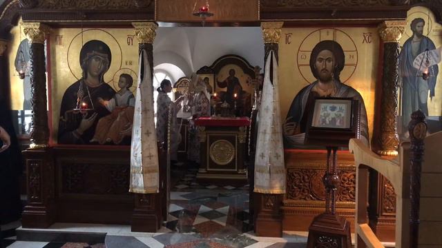 28.05.2023. Воскресная Литургия. Святых 318 богоносных отцов I Вселенского Собора смотреть онлайн