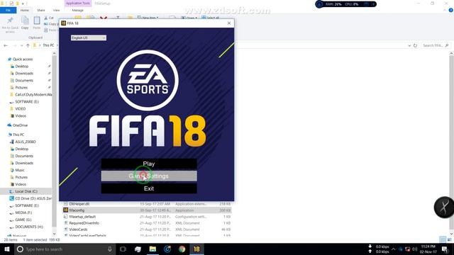 fifa 18 full screen problem solved !!! смотреть онлайн