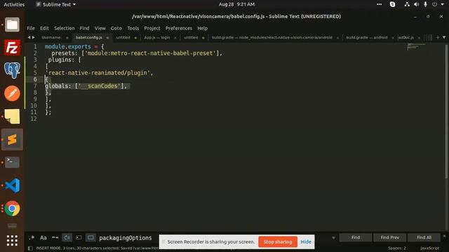 ReferenceError: Can't find variable: __scanCodes in React Native Vision Camera смотреть онлайн