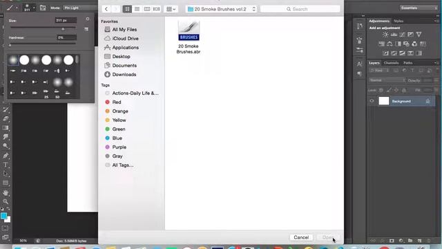 How to install brushes smoke in photoshop cs6 by chanthou смотреть онлайн