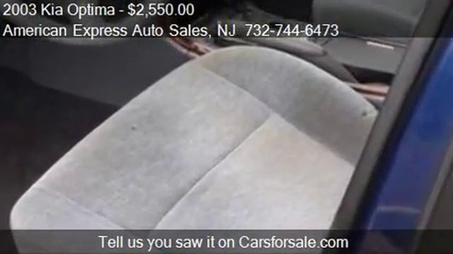 2003 Kia Optima Gold Edition for sale in Old Bridge, NJ 0885 смотреть онлайн
