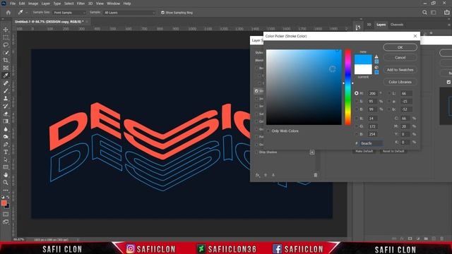 [ Text Effect ] WAVE DESIGN - Photoshop CC 2021 смотреть онлайн