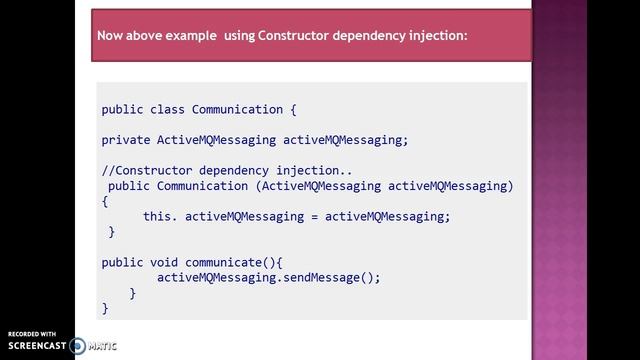 12.Spring Dependency Injection concept смотреть онлайн