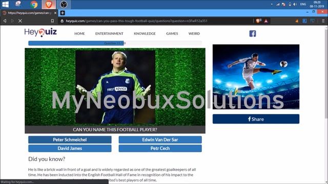 HeyQuiz Football Quiz Can You Pass This Tough Quiz Answers 20 Questions Score 100% MyNeo⚽ смотреть онлайн