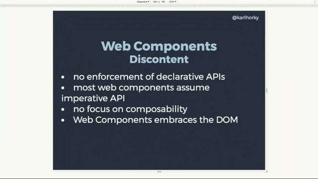 The effect of React on web standards - KARL HORKY смотреть онлайн