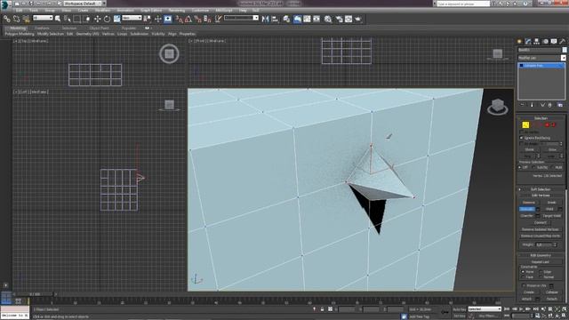 3D Max. Урок №17. Часть 1. Основы полигонального моделирования. Модификатор Edit Poly. смотреть онлайн
