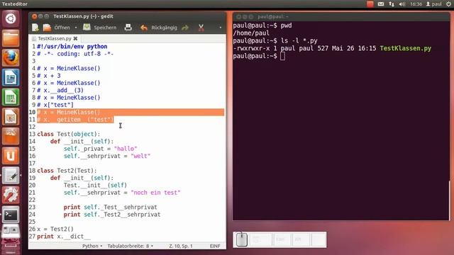 Python-Programmierung - OOP - Die Sache mit den Unterstrichen смотреть онлайн