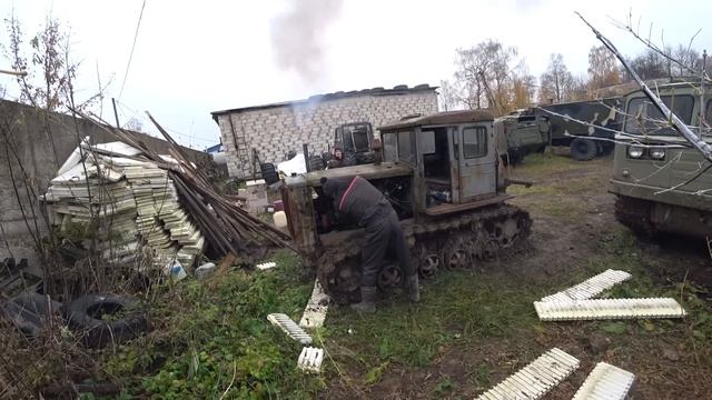 Этот старый трактор Удивил!!! Испытания в болоте Т-74. смотреть онлайн