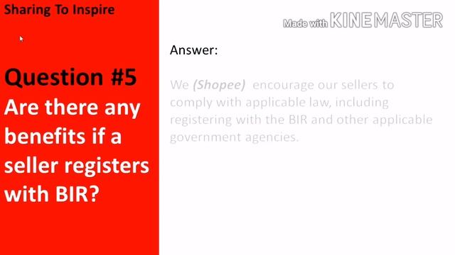 SHOPEE ONLINE SELLER TAX BIR REGISTRATION - Frequently Ask Questions July 2020 смотреть онлайн