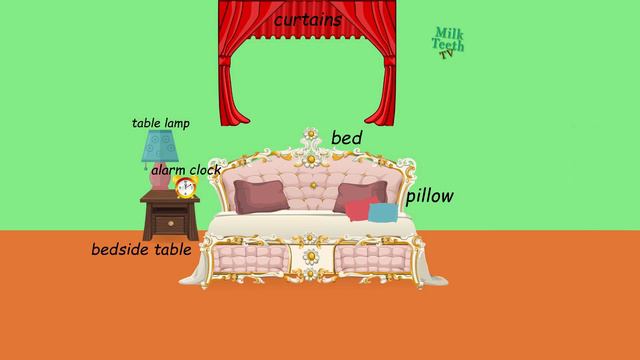 Bedroom Furniture: Learn Things In The Bedroom With Pictures | Bedroom Vocabulary English Language