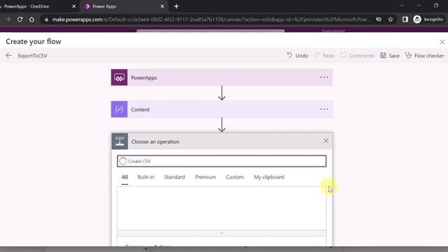 Export data to CSV in Power Apps (using Power Automate) смотреть онлайн
