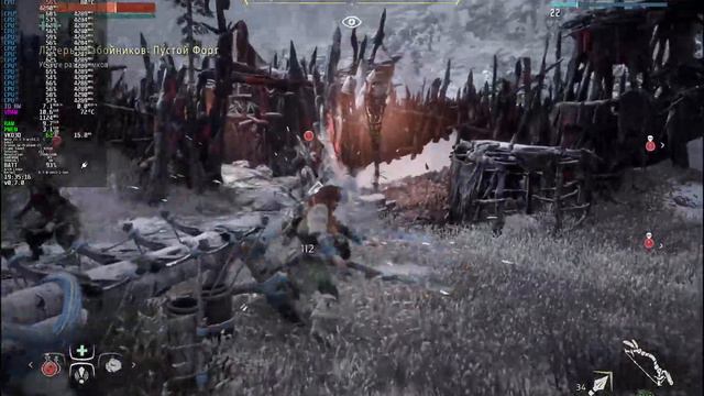 Играю в Horizon Zero Dawn в Arch_Linux смотреть онлайн