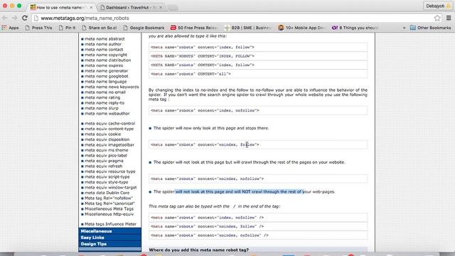 What is Meta Robots Tag in SEO | How to use Meta Robots Tag | SEO Tutorial | Seven Boats смотреть онлайн