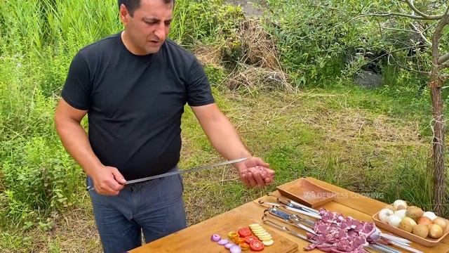 LAMB KEBAB RECIPE | SPICY LAMB SHISH KEBABS RECIPES | SPECIAL LULE KABOB BY WILDERNESS COOKING смотреть онлайн
