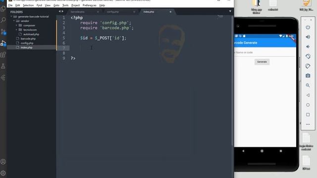 Flutter generate barcode and save to database using php mysql смотреть онлайн
