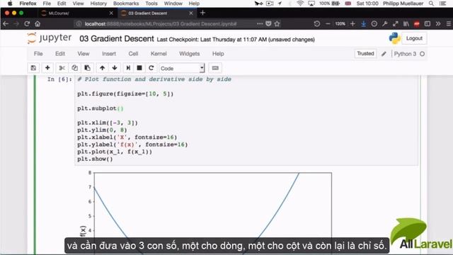 Machine Learning Gradient Descent with Python Lesson 3 Derivative Cost Function смотреть онлайн