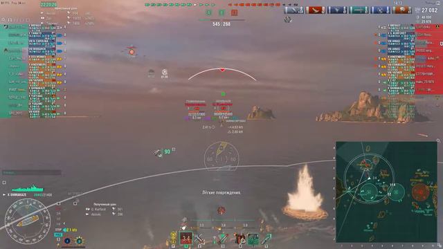 Японский эсминец Shimakaze - тактика игры. Рандом