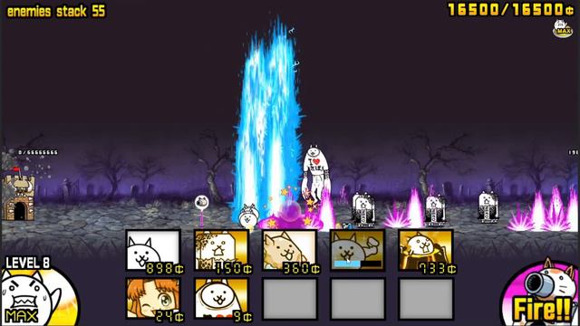 The Battle Cats But I Use Enemies (GOD CAT)