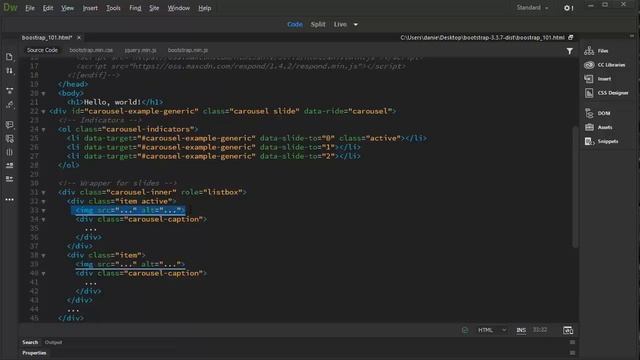 bootstrap sin dreamweaver смотреть онлайн