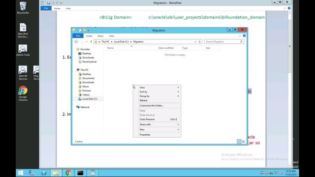 Migrating OBIEE 11g to OBIEE12c смотреть онлайн